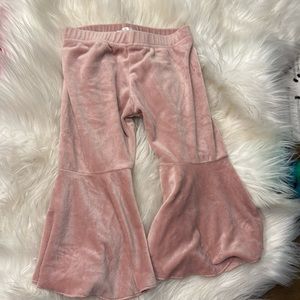 Velvet bell bottoms